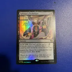 Splinters Technique mtg Rare 0080 Magic: The Gathering TMNT - Image 2