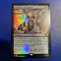 Splinters Technique mtg Rare 0080 Magic: The Gathering TMNT - Image 3