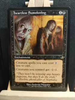 Heartless Summoning (Retro) - Innistrad Remastered - Rare - NM (see pics) - Image 1