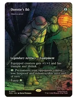 Donnie's Bo - Source Material - Teenage Mutant Ninja Turtles - MtG- NM - Image 1