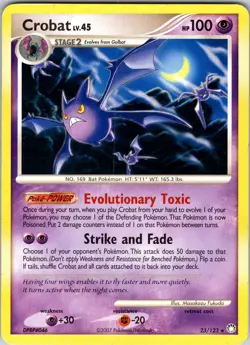 Crobat 23/123 Mysterious Treasures Pokemon TCG LP Normal - Image 1