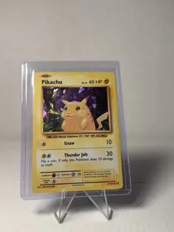 Pokemon Pikachu 35/108 cracked ice Holo Basic card - Image 1