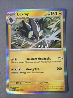 Pokemon TCG * Luxray 28/088 Rare HOLO * Mega Evolution Perfect Order NM - Image 1