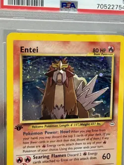 2001 POKEMON NEO REVELATION 1ST ED #6 ENTEI-HOLO PSA 5 - Image 4