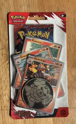 Pokemon TCG Destined Rivals Skeledirge Premium Checklane Blister New & Sealed! - Image 1