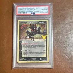 Pokemon Greninja Star Gold Star Promo Holo SWSH144 PSA SWSH Sword & Shield Card - Image 1