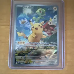 Pokemon Pikachu Holo 027 Sv: Scarlet & Violet Promo Cards Full Art 60 HP - Image 1