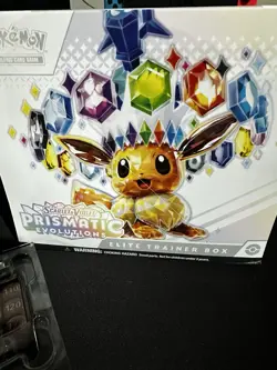 Pokemon Scarlet & Violet Prismatic Evolutions Elite Trainer Box ETB Opened - Image 2