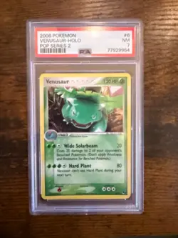 Venusaur 2006 Pokemon POP Series 2 Holo #6/17 PSA 7 - Image 1