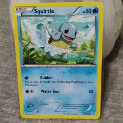 Pokemon Squirtle Plasma Blast 14/101 Basic Regular Common HP50 Water Gun - Image 1