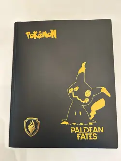 Pokemon TCG Paldean Fates Complete Set 1-91 + Reverse Holos Binder NM - Image 1