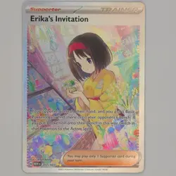 Erika's Invitation #203/165 151 NM Special Illustration Rare Pokemon TCG - Image 1