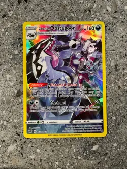 Pokemon Galarian Obstagoon TG10/TG30 Astral Radiance Trainer Gallery Art Rare NM - Image 1