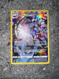 Pokemon Galarian Obstagoon TG10/TG30 Astral Radiance Trainer Gallery Art Rare NM - Image 3