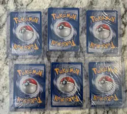 Sealed 2001 Entei Reverse Holo Pokemon Neo Discovery Black Star Movie Promo X6 - Image 2