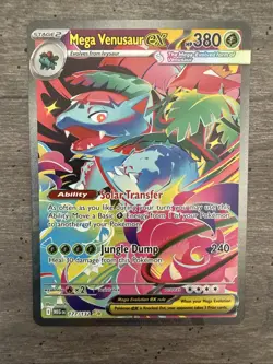 Pokemon MEGA VENUSAUR EX 177/132 Full Art SIR Secret Illustration Rare NM - Image 1