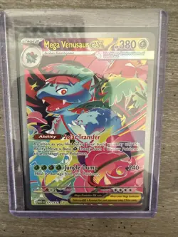 Pokemon MEGA VENUSAUR EX 177/132 Full Art SIR Secret Illustration Rare NM - Image 3