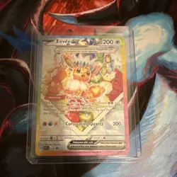 Pokemon Eevee ex Promo Full Art Holo 200 HP SVP 174 Scarlet & Violet EX - Image 1