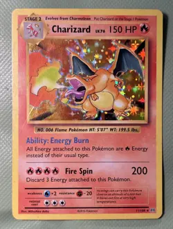 Pokemon TCG Charizard XY Evolutions 11/108 Holo Rare - Image 1