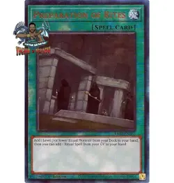 Yugioh! 1x Preparation of Rites RA02-EN056 Ultimate Rare 1st Ed NM - Image 1