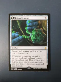 Primal Amulet Primal Wellspring Magic The Gathering MTG Ixalan - Image 1