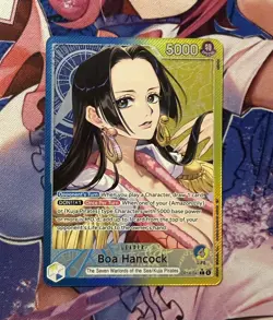 Boa Hancock One Piece The Azure Sea's Seven OP14-041 Alt Art Leader - Image 1