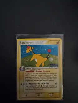 Ampharos EX unseen Forces 1/115 Holo Rare Pokemon Card TCG (SEE PHOTOS) - Image 1