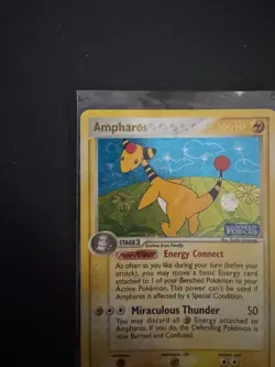 Ampharos EX unseen Forces 1/115 Holo Rare Pokemon Card TCG (SEE PHOTOS) - Image 2