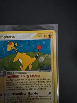 Ampharos EX unseen Forces 1/115 Holo Rare Pokemon Card TCG (SEE PHOTOS) - Image 3