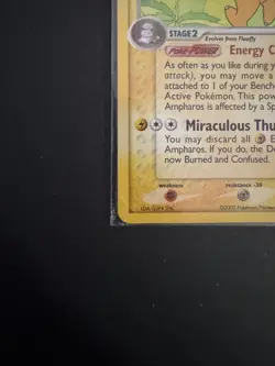 Ampharos EX unseen Forces 1/115 Holo Rare Pokemon Card TCG (SEE PHOTOS) - Image 4