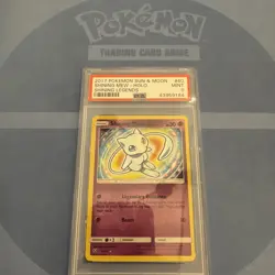2017 POKEMON TCG CARD SHINING LEGENDS 40/73 SHINING MEW-HOLO GRADED PSA 9 - Image 1