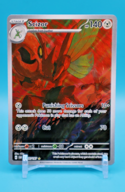 Pokemon Cards Scizor 205/197 Obsidian Flames Illustration Rare NM - Image 1