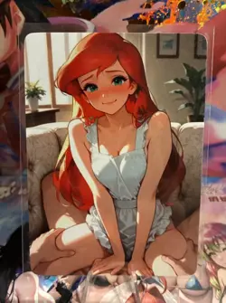 Matte Beautiful Waifu Handmade Card Goddess Story CCG Anime Double Sided - Image 1