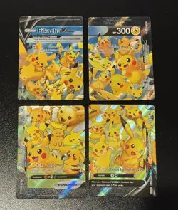 Pikachu V-Union Special Celebrations Ultra Rare Promo 4 Pokemon Cards * New * - Image 1