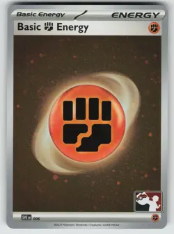Basic Fighting Energy - (Cosmos Holo) 006 Prize Pack Series Cards Common NM Holo - Image 1