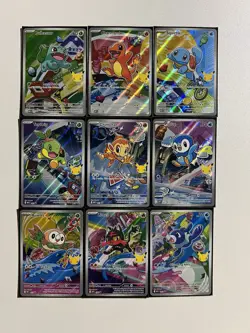 Pokemon 2026 First Partner Illustration Collection Series 1 Promo Set (9 Cards) - Image 1