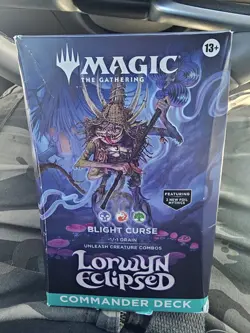 *NEW* Magic The Gathering Lorwyn Eclipsed Blight Curse Commander Deck - Image 1