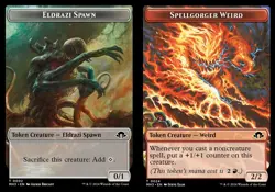 1x Eldrazi Spawn (2) // Spellgorger Weird (24) Token - Foil MTG Modern Horizons - Image 1