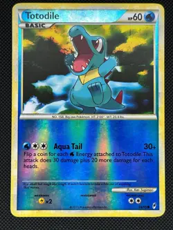 Totodile 74/95 Common Call of Legends Pokemon Reverse Holo Near Mint - Image 1