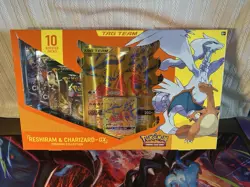 Pokemon TCG Reshiram & Charizard-GX Premium Collection Sealed Evolving Skies - Image 1