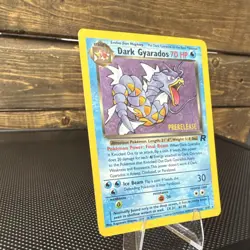 Pokemon Dark Gyarados 8/82 Wotc Promo Holo Prerelease 70 HP Stage 1 Card English - Image 2