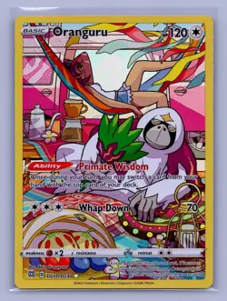 2022 Pokemon Brilliant Stars Trainer Gallery TG12/TG30 Oranguru Holo - Image 1