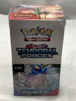 Pokemon TCG Temporal Forces Half Booster Box 18 Packs New & Sealed - Image 1