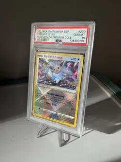 2022 POKEMON SWSH BLACK STAR PROMO #230 RADIANT EEVEE PSA 10 - Image 1