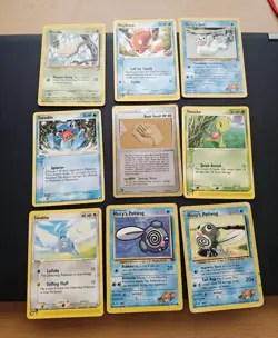 9x Vintage Pokemon Karten Sammlung | Mit Reverse Holo, WOTC | EN | Versch. Sets - Image 1