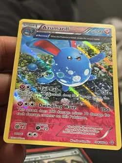 Azumarill - 104/160 - Holo Rare xy Primal Clash Pokemon LP 2015 - Image 2