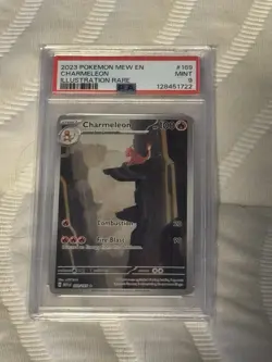 PSA 9 - Charmeleon #169 Illustration Rare - 2023 Pokemon MEW EN - Image 1