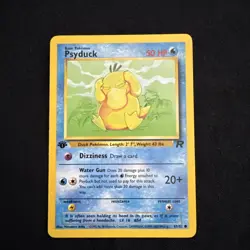 Pokemon Psyduck Team Rocket Common Regular 1st edition - Image 1