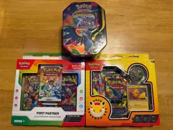 Pokemon TCG Illustration Collection Pokemon Day 2026 Mega Charizard Lot - Image 1