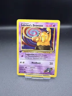 Sabrina's Drowzee 92/132 | 1st Edition Gym Heroes | Pokemon NM - Image 1